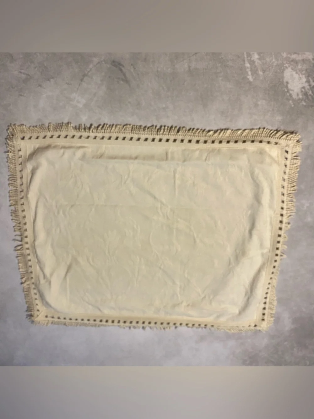 Southern Living Charlotte pillow sham Standard  size 20 x 26” Ecru